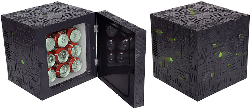Illustration for article titled Borg Cube Mini-Fridge: Freezistance Is Futile